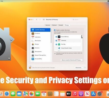 Guide to macOS Privacy and Security Settings